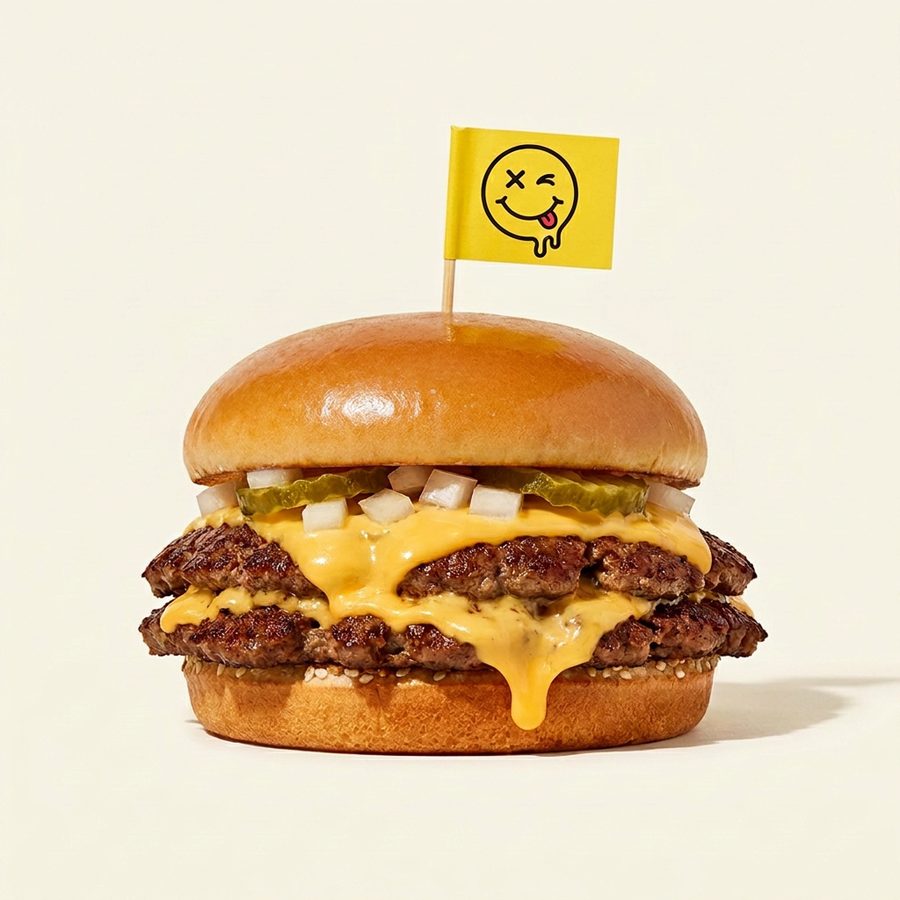 Good AF double smash burger