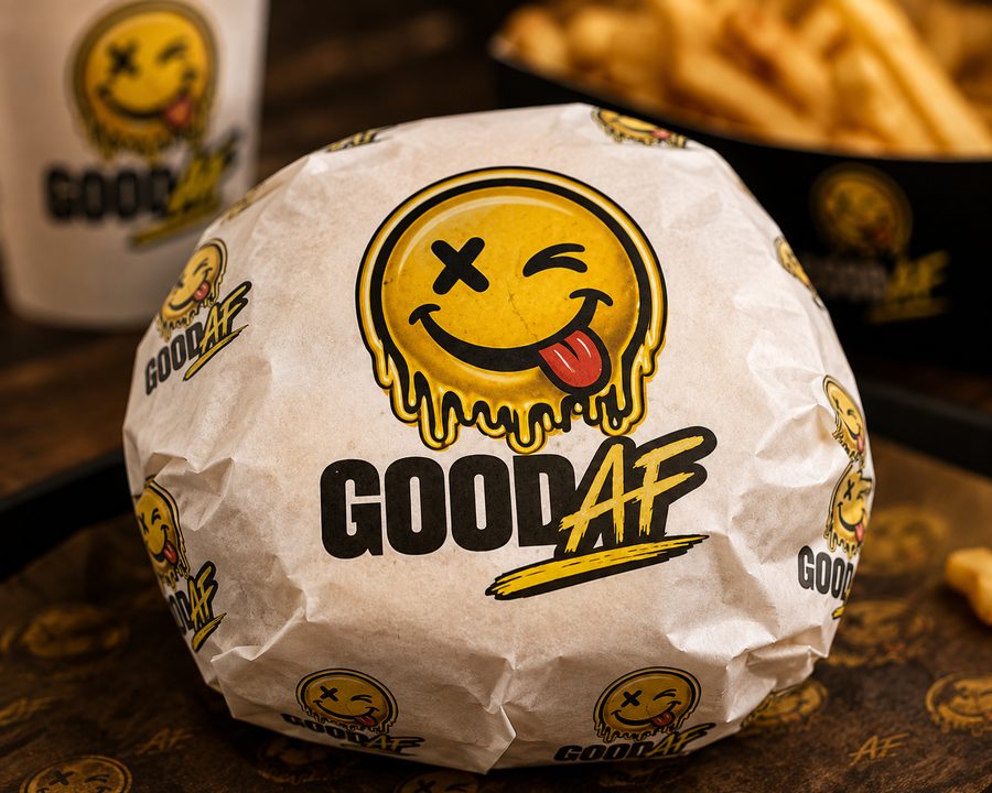 GOOD AF wrapped slugburger